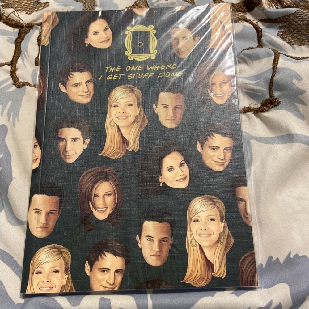 Friends TV Show‎ Notebook Journal "The One Where I Get Stuff done" Dark blue
